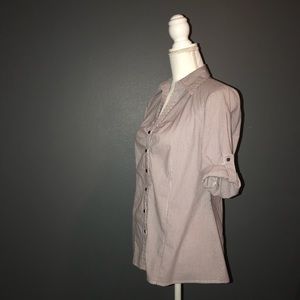 structured essential button down shirt